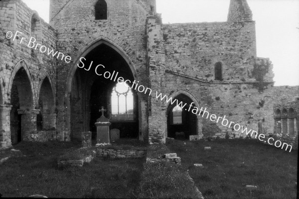 JERPOINT ABBEY S.AISLE & NAVE FROM W.